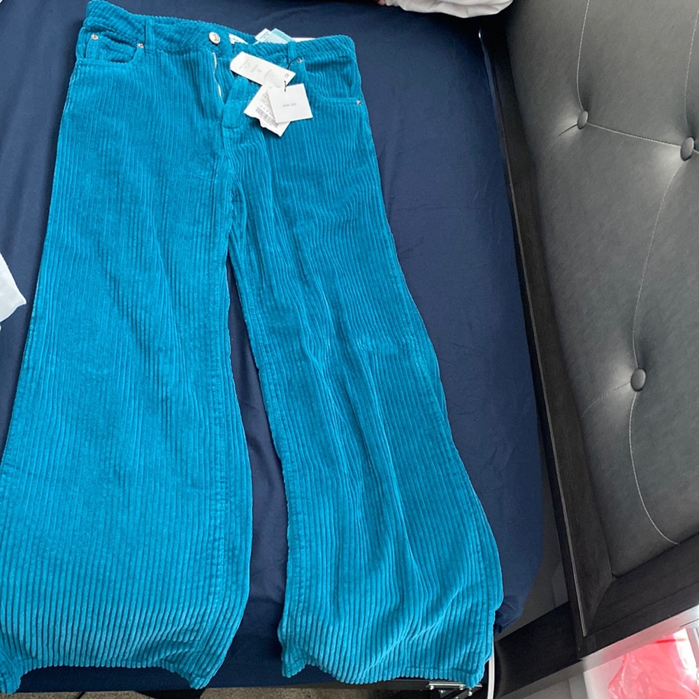 Zara, Girls, wide leg, corduroy pants, 13/14